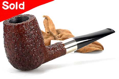 Svend Bang Sandblast Billiard Sterling Silber Estate oF